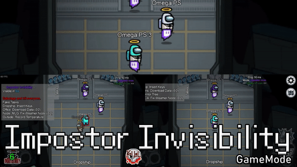 INVISIBILITY MOD In AMONG US As The IMPOSTOR! 